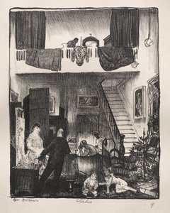 Ateljén, julen 1916 av George Bellows