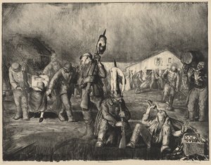 Krigsserien:  Bacchanalen av George Bellows