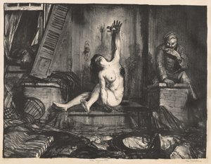 Krigsserie: Cigaretten av George Bellows
