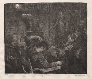 En arbetares kök av George Bellows