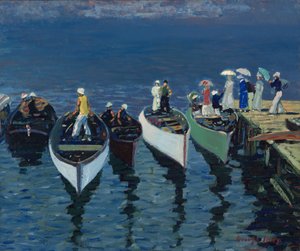 Semester på Hudson av George Benjamin Luks