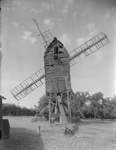 Bozeat väderkvarn, Bozeat, Wellingborough, Northamptonshire, 1947.