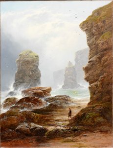 Klipporna vid Marsden Bay av George Blackie Sticks