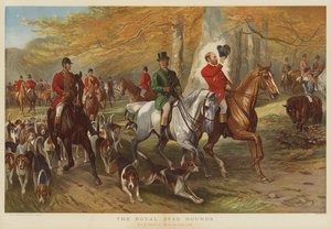 The Royal Stag Hounds, HKH Prince of Wales och Lord Cork