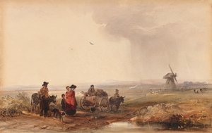 Gypsy Camp, Holland, 1800-tal.