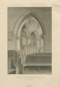 Lichfield - Interiör av St. Michael