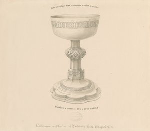 Teddesley Park - Chalice: pennteckning, nd [?1800-talet] (teckning)