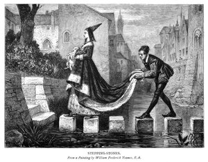 Stepping Stones, c1800-talet. av George Butterworth