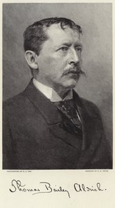 Porträtt av Thomas Bailey Aldrich av George C. Cox