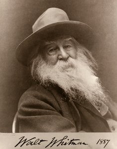 Porträtt av Walt Whitman 1887 av George C. Cox