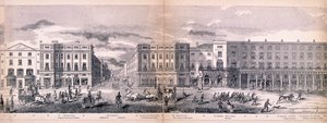 Panorama över London, 1849 av George C Leighton