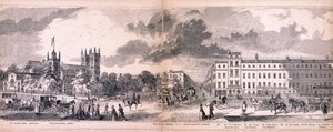 Panorama över London, 1849
