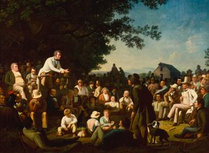 Stubben talar av George Caleb Bingham