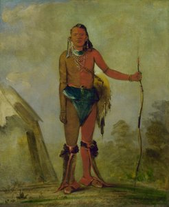 Aih-no-wa, Elden, en medicinman från Fox av George Catlin