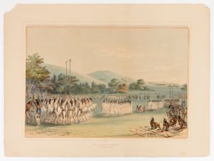 Balspelande dans - nr 22 av George Catlin