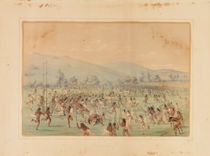 Bollspel - nr 23 av George Catlin