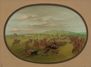 Camanchees Moving, 18611869. av George Catlin