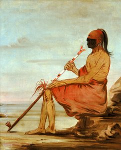 Coo-coo-coo, Uggla, en åldrad hövding, 1836. av George Catlin