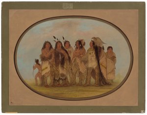Distingerade kråkindianer av George Catlin