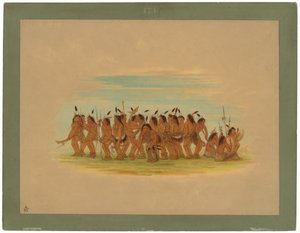 Hunddans - Sioux av George Catlin