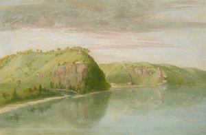 Dubuques grav, Upper Mississippi, 1835-1836. av George Catlin