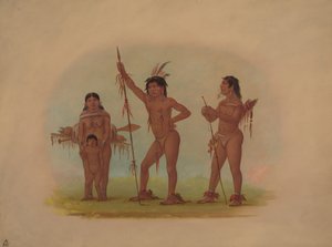Fyra Mura-indianer, 18541869. av George Catlin