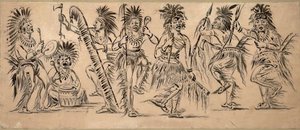 Indiska dansare av George Catlin