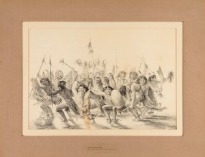 Indisk skalpdans - nr. 31 av George Catlin