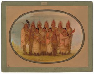 Iowa-indianer som besökte London och Paris av George Catlin