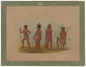 Clatsop-indianer av George Catlin