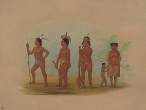 Clatsop-indianer, 18551869. av George Catlin
