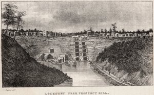 Lockport från Prospect Hill av George Catlin