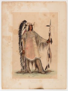Mah-to-toh-pa, mandanhövdingen av George Catlin