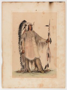 Mah-to-toh-pa, mandanernas hövding av George Catlin