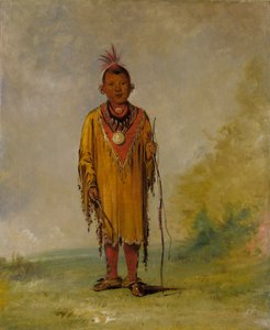 Me-sóu-wahk, Hjorthår, Kee-o-kúks favoritson av George Catlin