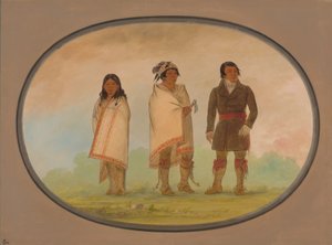 Oneida chef, hans syster och en missionär, 18611869. av George Catlin
