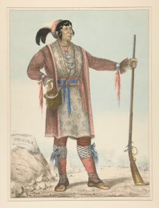 Osceola (indianhövding) av George Catlin