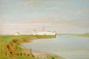 Rock Island, Förenta staternas garnison av George Catlin