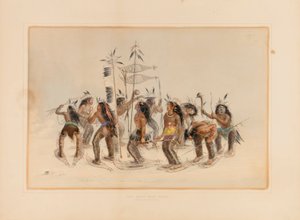 Snöskodans - nr 14 av George Catlin