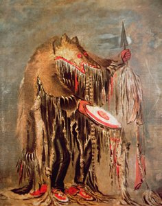 The White Buffalo, ca 1840 (olja på duk) av George Catlin