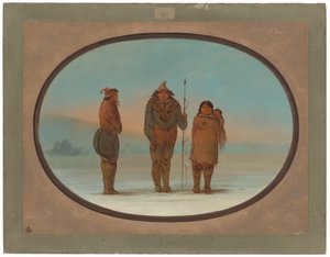 Tre Esquimaux av George Catlin