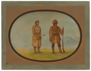 Två Cherokee Chiefs av George Catlin