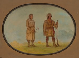 Två Cherokee Chiefs, 18611869. av George Catlin