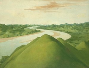 Utsikt i "Cross Timbers", Texas av George Catlin