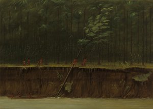 Utsikt över Nedre Mississippi, 18611869. av George Catlin