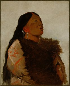 Hustru till de sex av George Catlin