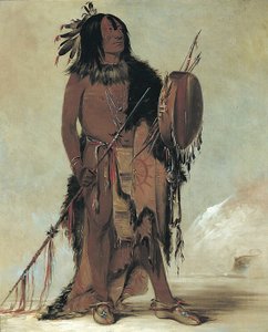 Wún-nes-tou, White Buffalo, an Aged Medicine Man, 1832. av George Catlin