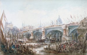 Invigning av Blackfriars Bridge, London, 1869