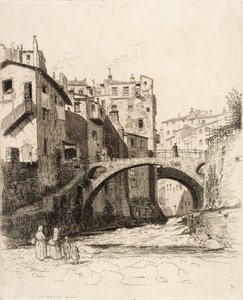De två broarna, San Remo av George Charles Aid