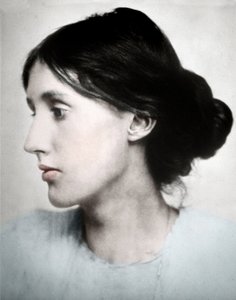 Porträtt av den engelska författaren Virginia Woolf (foto)